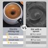 Automatic Magnetic Stirring Cup Rechargeable Stirring Tumbler Electric Mixing Cup With Magnetic Stirrer For Milk Tea Beverage