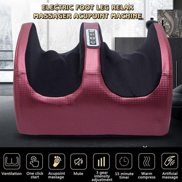 NEU 6 IN 1 Elektrisches Fußmassagegerät 24 W mit 3 Stufen Massagegeschwindigkeiten Shiatsu Kneten Wadenbein Rollmassagegerät Heimfußpflege-Massagegerät