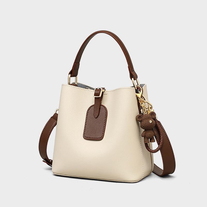 Bucket Bag for Women 2025 New Genuine Leather Women's Bag Autumn Winter Hot Sale Large Capacity Shoulder Handbag Crossbody Bag