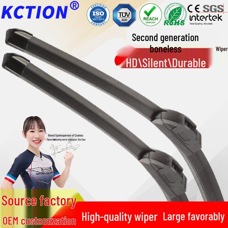 

Дворник второго поколения в стиле Bosch, подходит для крепления типа U-hook, высокая четкость, бесшумный, долговечный, универсальный, бескаркасный дизайн. 24 Wiper Blade