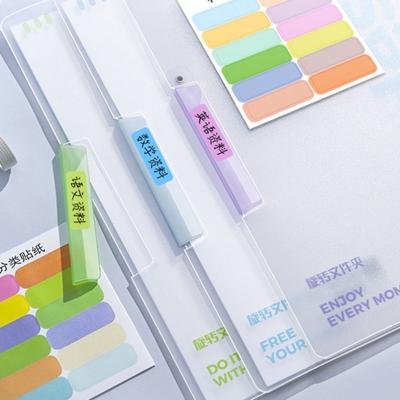 Multifunctional PP A4 File Folder Side Open-buckle Transparent A4 Rotating Folder Rotating Contract Folder School Office