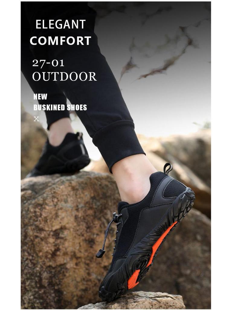 Wide Foot Non-Slip Outdoor Hiking Shoes for Men & Women - Windproof, Coldproof, Casual, and Military Training Ready.