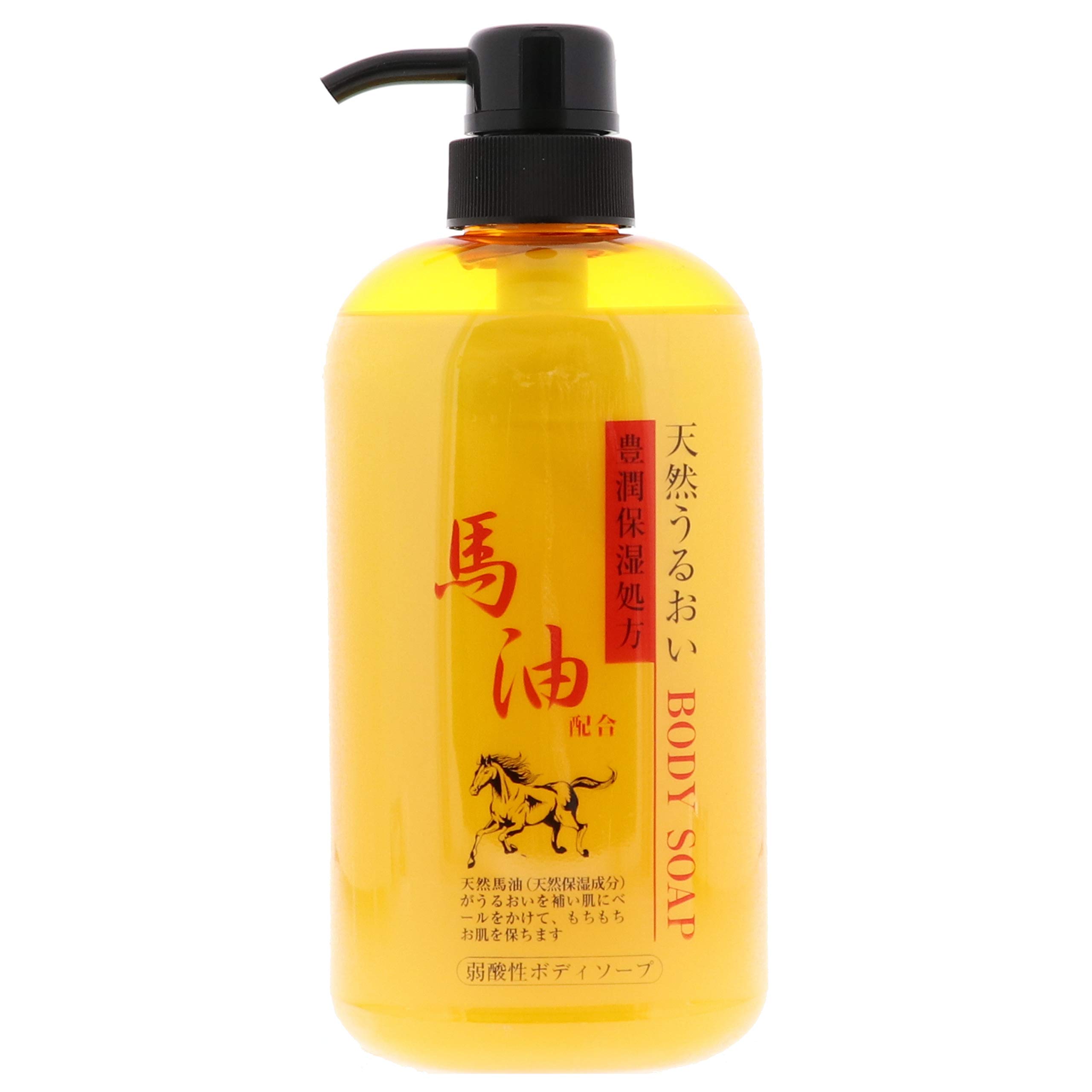 Jun Cosmetic Horse Oil Body Soap 600ml
