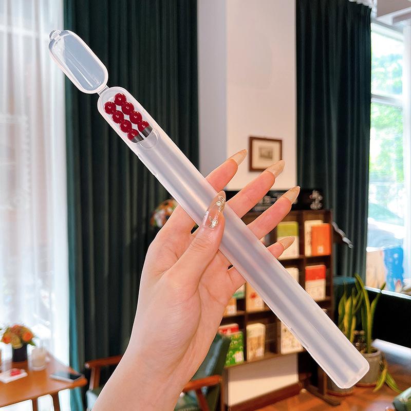 Chopsticks 1 Pair with Carry Case Reusable Non-Slip Lightweight Chinese Korean Chopsticks, 9.6 Inch long