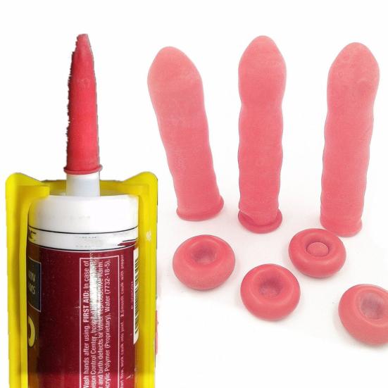 1 Packung Dichtungsdeckel, praktisch, gute Zähigkeit, verschleißfest, Emulsion, Glaskleber, Dichtungsdeckel, Heimbedarf