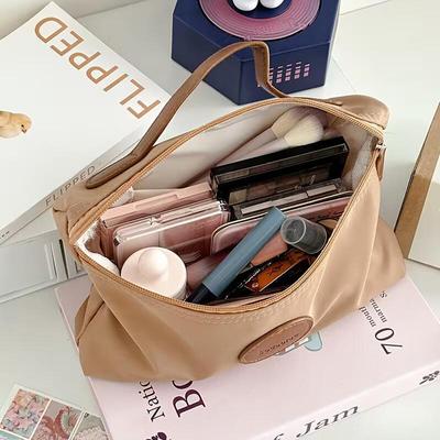 Unisex nylonová ručná kozmetická taška Módna ľahká prenosná Organizér na toaletné potreby a make-up Základná kozmetická toaletná úložná taška