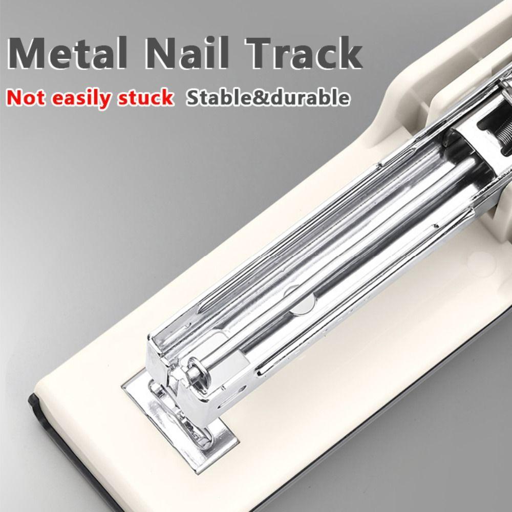 Effortless Long Stapler Use 24/6 Staples Stapling Machine Manual Binding Tool  Office School