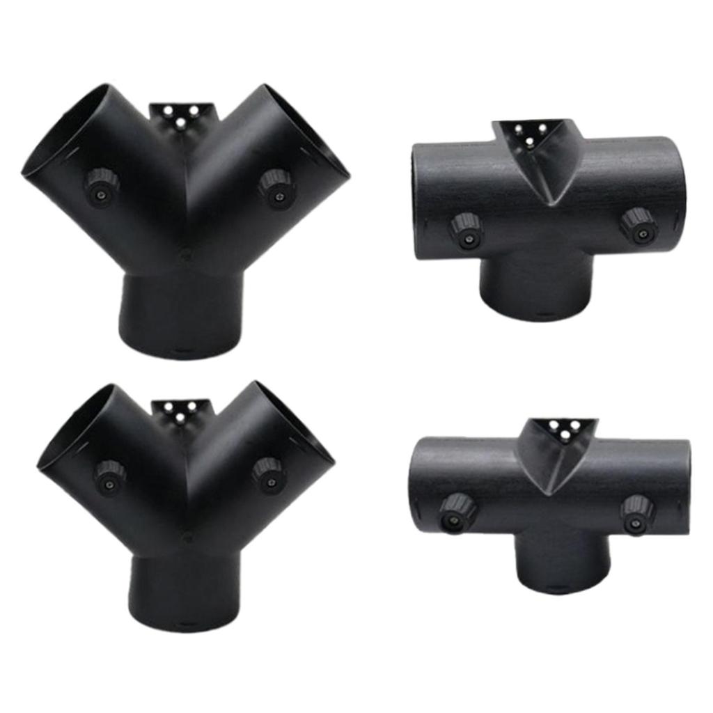 Car Heater Air Vent Exhaust Connector W/ Dual Regulating Valve Vent Duct 3