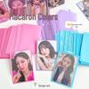 Transparent Two-Layer Macaron Color Card Holder for Photos and Small Cards