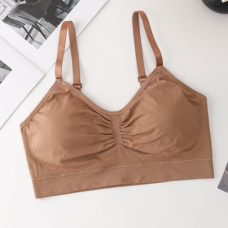 Plus Size Sports Bra Seamless Push Up Wireless Women S Bra