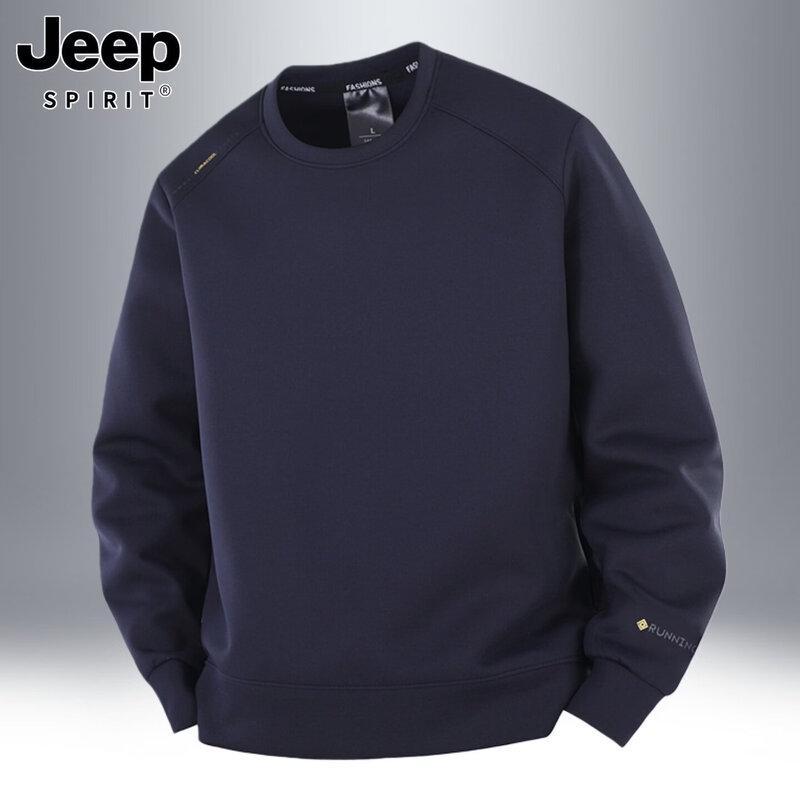 JEEP SPIRIT Men s Spring Casual Crew Neck Long Sleeve Tee 2XL