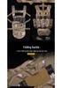 CS Tactical Camouflage Folding Navigation Board Molle Carrier: Universal Vest-Style Mount for Phone & Accessories