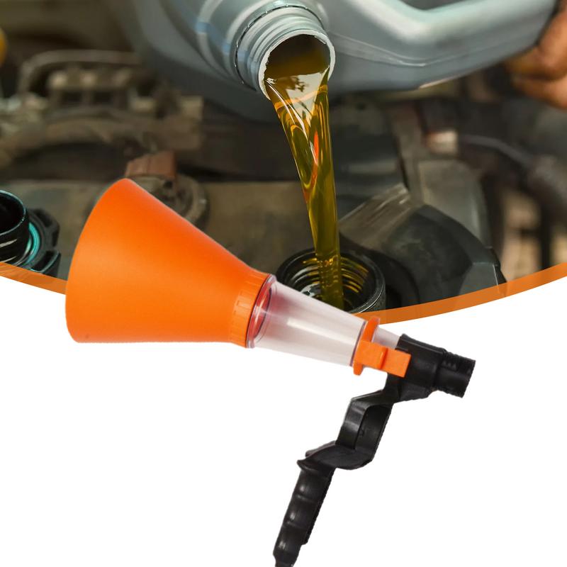 Automotive Funnel Anti-Spill Car Oil Funnel Auto Maintenance Tools For Transmission Radiator Fluid Motor Coolant Engine Oil