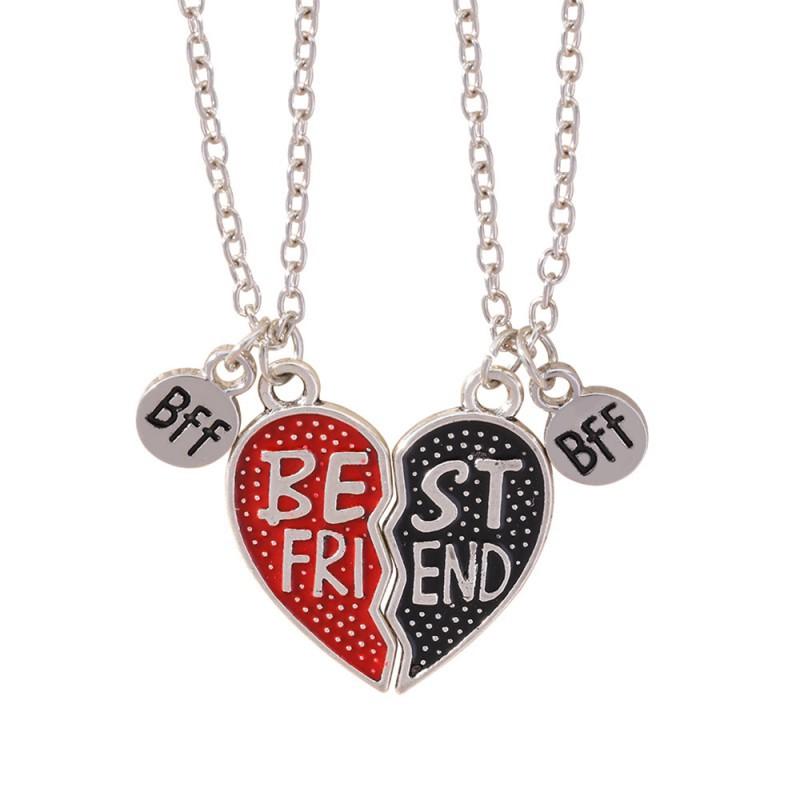 Letters Best Firends Friends Necklace Fashion Friendship Girlfriends Pendant Female