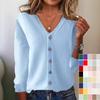 Women's Plus Size Long Sleeve Cardigan - Spring/Summer Lightweight Sweater Jacket