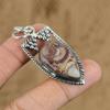 Gift For Women Pendant 925 Sterling Silver Natural Birds Eye Jasper Gemstone