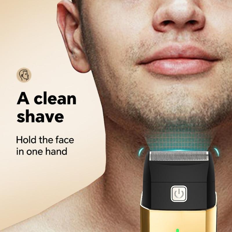 Travel Friendly Cordless Shaver Single  Blade System Bald Head  Rechargeable Electric Shaver  For Daily Shaving