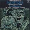 LP Record JEAN MARTINON VIENNA PHILHARMONIC   Tchaikovsky Symphony No. 6 Patheti SLC1545 DECCA 1966 Japan Classical Used
