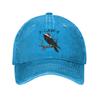 Merry Christmas FCawF Crow Sun Baseball Cap  Men Women Custom DIY Hip Hop Hats Summer Outdoor Sport Adjustable Baseball Caps