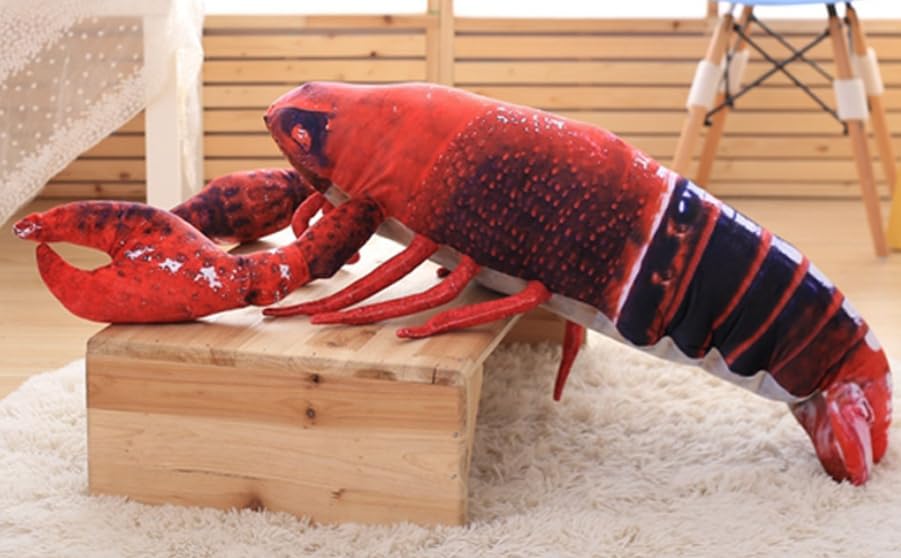[dokidoki] Crayfish, American Crayfish, Shrimp, Lobster, and Tiger Prawns Plush Toys, Cushion, Body Pillow, Cute, Fun, Party Supplies, Christmas
