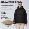 HALTI Women's Goose Down Hooded Puffer Jacket