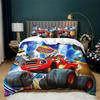 3D B-Blaze M-onster M-achines Speed Cartoon Bedding Set Boys Girls Twin Queen Size Duvet Cover Pillowcase Bed Kids Adult Gift