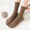 Solid Color Casual Business Socks for Women, Spring and Summer Breathable and Sweat-absorbing Socks, All-season Cotton Socks