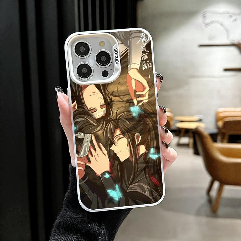 

Mo Dao Zu Shi Anime Soft Phone Case for iPhone 15 16 17 Pro Max 17Air 16E 14 Plus 13 12 Mini Shockproof Cover Back Shell iPhone 17 Pro Max