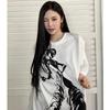 KPOP Aespa Whiplash Limited Edition Cotton T-shirt Short Sleeve KARINA GLSELLE WINTER NINGNING Same Print Loose Anime Techno Top