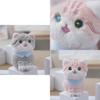 Cute Soft Cat Plush Keychain Fluffy Stuffed Toy Perfect For Bag Accessories
