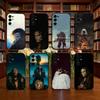 Frankenstein Phone Case Black Silicone Soft For Samsung S25,S24,S21,S22,S23,S30,Ultra,S20,Plus,Fe,Lite