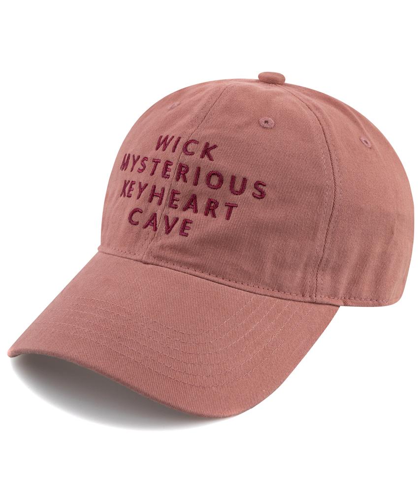 Wig Mysterious Cotton Peach Ball Cap - Pink