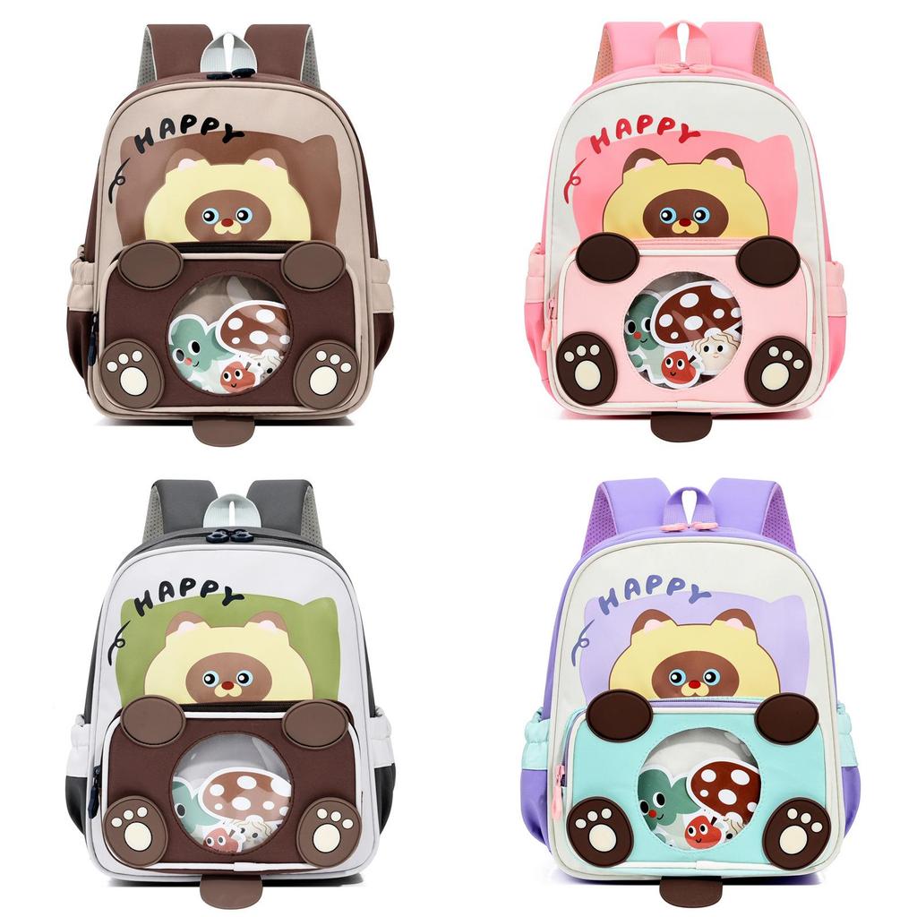 Childrens Cartoon Anime Backpack With Breathable Nylon For Preschool Kids