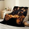 1PC Chicago Fire Patterned Flannel Blanket Suitable For All Seasons For Home Decor Warmth And Comfort Gifts Holiday Present