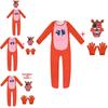 Kinder Cosplay Party Kostüm Overall Milchseide Stoff Spiel Thema 139 Farben Unisex Mehrere Größen