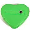 BVLGARI AMBUSH Logo Heart Wallet Coin Compartment coin purse Leather Green