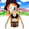 One Piece Nami Cosplay Costume For Anime Role Play With Polyester Material For Cosplayers