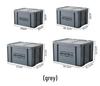 Large Capacity Outdoor Camping Storage Box with Lid - Thick Plastic Car Trunk Organizer