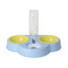 Dog Bowl Raised Cats Food Bowls with Detachable Stand 3 in 1 Pet Automatic Feeder with Water Fountain Multi Color