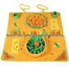 Radish Squeaky Dog Sniffing Mat - Interactive, Self-Entertainment Play & Training, Washable Pet Pad