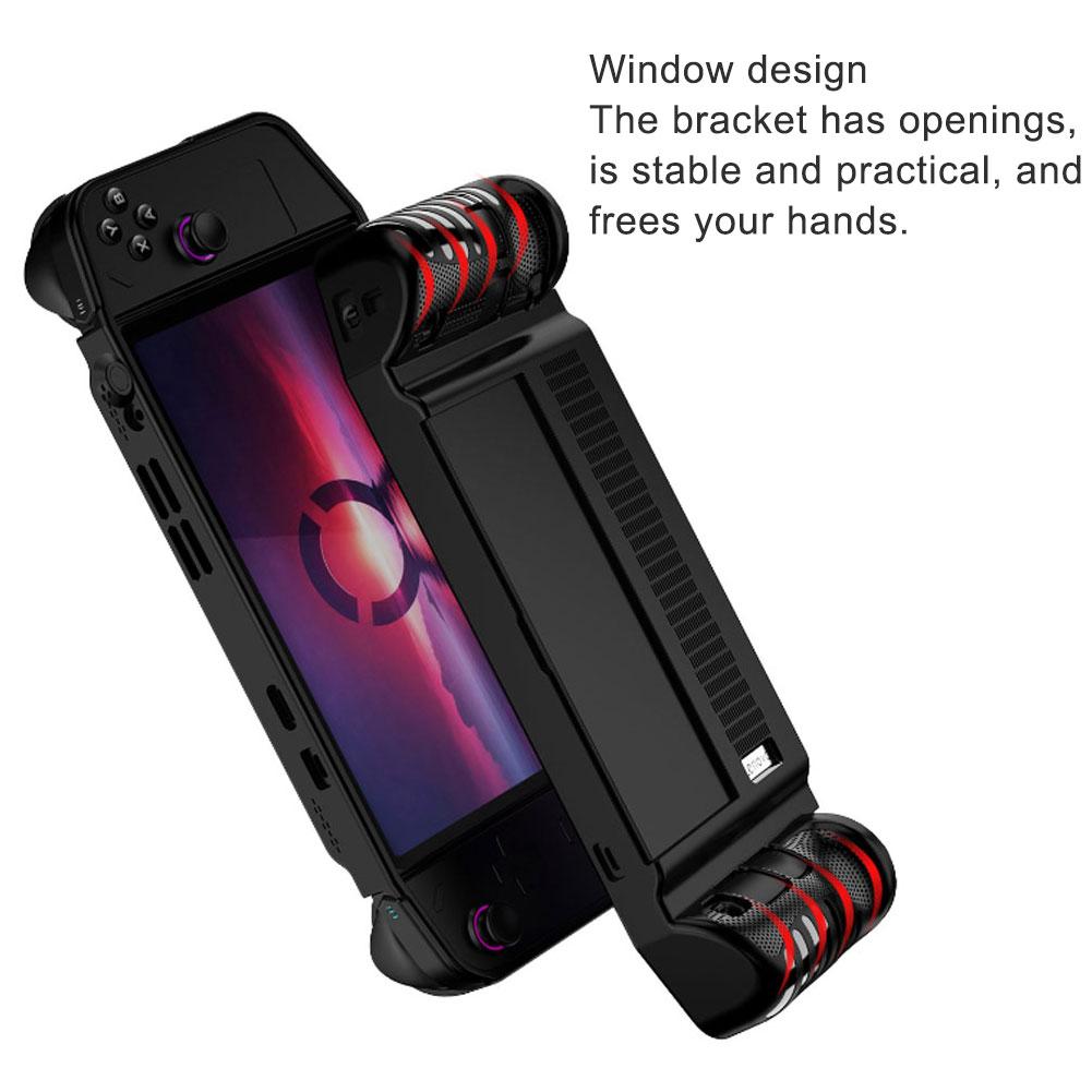 For Lenovo Legion GO TPU Protective Case Shockproof Protector Cover with Bracket Opening For Legion GO Game Accessories