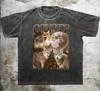 Vintage Coyote Moon Graphic T-Shirt, Funny Tee, Retro Animal Tee, 90s Streetwear Shirt