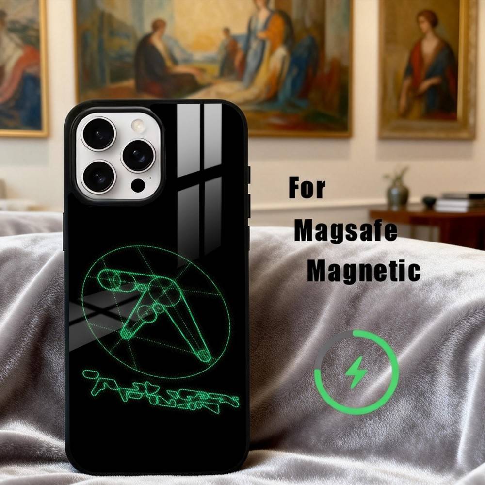 A-Aphex T-Twins-S Logo A-Art  Phone Case For iPhone17,16,15,14,13,12,11 Plus,Pro Max Magnetic For Magsafe Wireless Charging