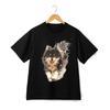 Süßes Zwergspitz Hund T-Shirt für Männer & Frauen | Lustiges Welpen Kunst Grafik T-Shirt
