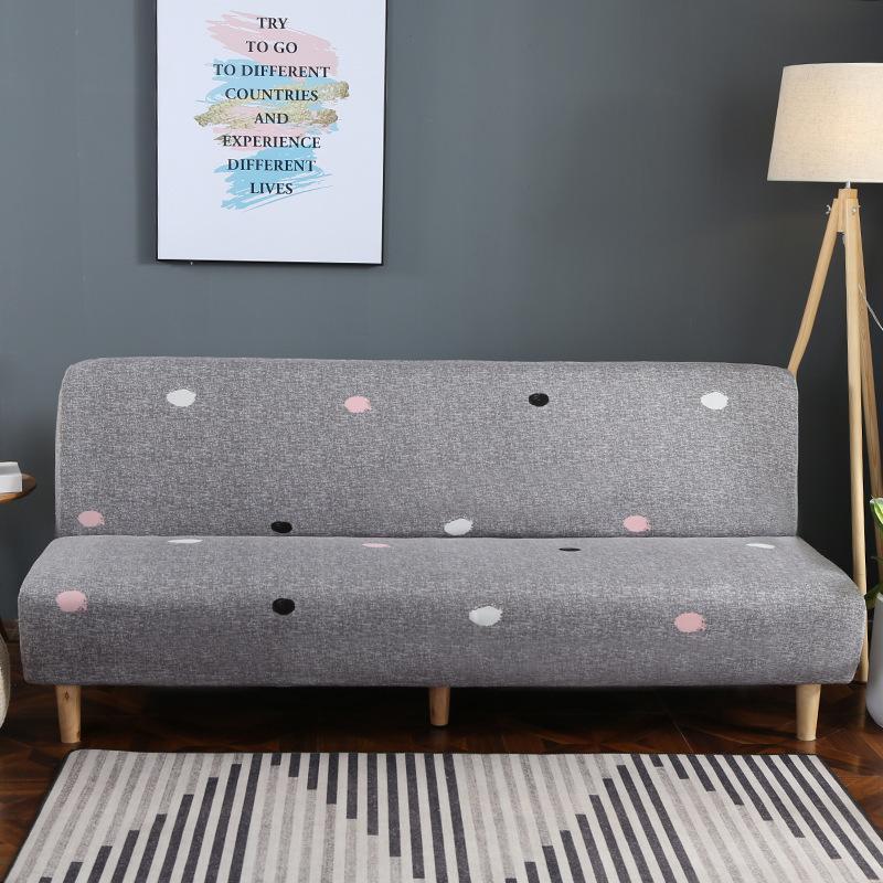 All-Inclusive Folding Sofa Bed Cover Stretch One-Piece Sofa Cover Without Armrest Can Be Used Directly