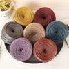 Filato in Ecopelle Nappa Opaca 200g/Rotolo per Maglia all'Uncinetto Fai-da-Te Filo per Borse Fatte a Mano Scarpe Artigianato