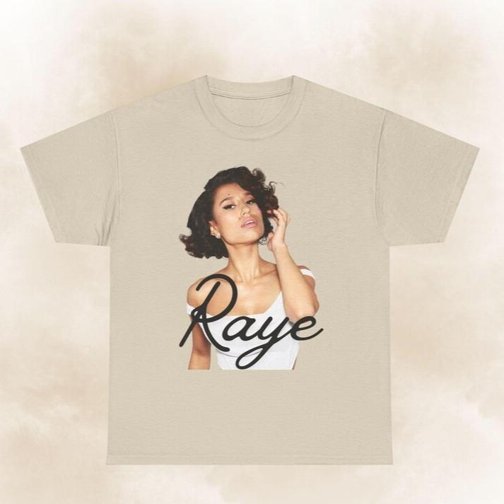 2026 Summer Fashion Tee Men Women Vintage Top Raye Tour T-shirt Cotton Hip Hop Streetwear Oversized Tshirt Short Sleeve Casual Clothing