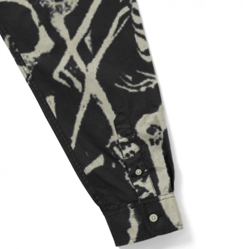 Thisisneverthat Skeleons Shirt Attraced Black