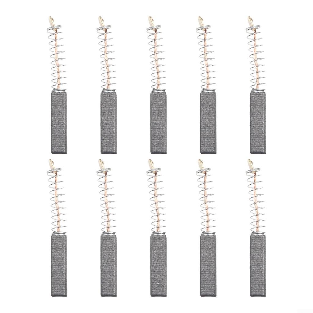 10pcs/set Carbon Brushes Carbon Brushes Carbon/Metal For Electric Motors