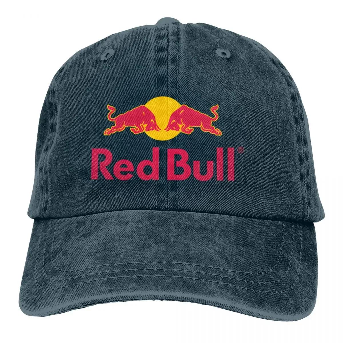 The perfect season Multikleurige pet met klep Heren Dames Cowboypet Rood-Dubbele Stieren Baseballpetten Gepersonaliseerde Klep Bescherm Petten Adjustable